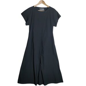 Paquito Black Short Sleeve Midi Dress‎ Made in Italy  Womens Size S